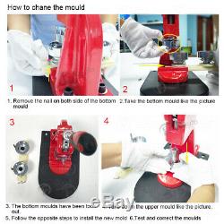 Interchangeable Die Mould DIY for Round Button Maker Badge Machine 25/32/37/58mm