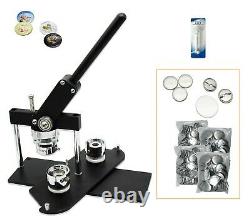 KIT-32mm (1.25) Badge Button Maker-B400+Round Mould+200 Pin Parts+Circle Cutter