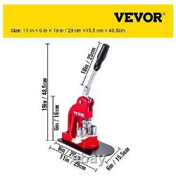 Mophorn Button Maker Machine 1 Inch Button Badge Maker 25mm Punch Press Machi