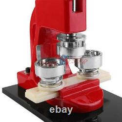 NEW 75mm 3 Button Maker Machine Badge Punch Press 100 Parts Circle Cutter Tool