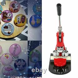 New 2.28 Button Maker Badge Punch Press Machine 1000 pcs Parts + Circle Cutter