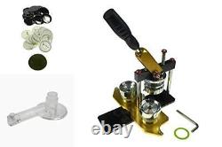 New 50mm Rotate Type Manual Badge Maker Badge & Button Machine Kit Stamping for