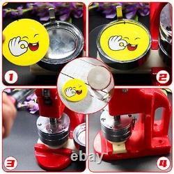 New Badge/ Button Maker Machine for Pin/Rope Ties/Key Chains/Bottle Openers