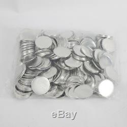 New Button Badge Maker Machine 58mm Pin with 500 pcs Blank Materials 1 Cutter