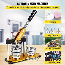 New Button Maker 75mm Rotate Button Maker 3inch Badge Maker Punch Press with 100