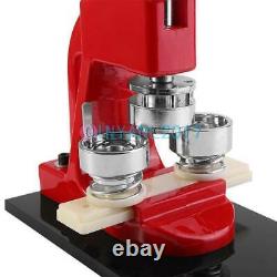 ONE 75mm 3 Button Maker Machine Badge Punch Press 100 Parts Circle Cutter Tool