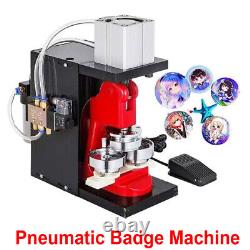 Pneumatic Badge Machine Button Maker Round Badge Making Machine With 44mm mould
