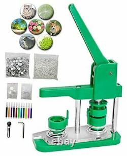 Rotate Button Maker Machine 1Inch / 25mm, Button Badge Kit Pins Punch Press