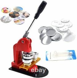 TOAUTO Button Badge Maker 58mm 2-1/4 inch Button Badge Kit Pins Punch Press Mach