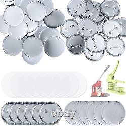 USA 1000pcs Round 37mm DIY Badge Button Maker Supplies/Parts Metal Pin Back