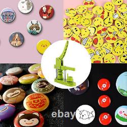 VEVOR 1 25mm Badge Button Maker 2000pcs Free Parts with Circle Cutter for Kids