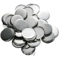 VEVOR 3/75 mm 500 Complete Sets Badge Button Pin Parts for Button Maker DIY