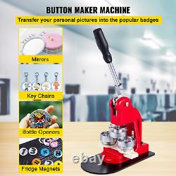 VEVOR Button Maker 2.28 Button and Badge Maker Machine Button Maker Press Punch