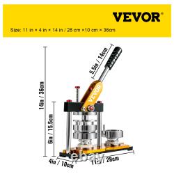 VEVOR Button Maker 75mm Rotate Button Maker 3inch Badge Maker Punch Press Machin