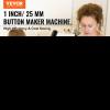 Vevor Button Maker Machine Badge Pin Machine 1 25 Mm 500 Free Parts Press Kit