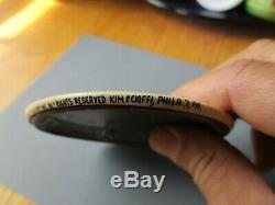 Vintage Popeye Pinback Badge Button 1940s Rare Kim and Cioffi maker 3 1/2 inch