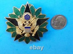 Wwii Original General Staff Identification Badge -maker Marked