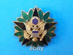 Wwii Original General Staff Identification Badge -maker Marked