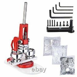 Yescom 2 1/4 inch 58mm Button Badge Maker Punch Press Machine with 1000 Pcs P