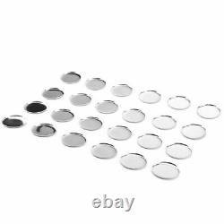 1000pcs 2.28 58mm /bottom Cover Pin Button Parts For Badge Maker Machine Set