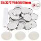 200pcs 25mm-75mm Étiquettes Magnétiques Vides Pour Fabrication De Badges