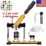 25/32/58mm Button Maker Machine+100 Boutons Circle Badge Punch Press Rotate
