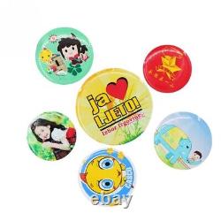 25mm Pièces de badge magnétique vierges pour fabricant de badges aimantés pour réfrigérateur