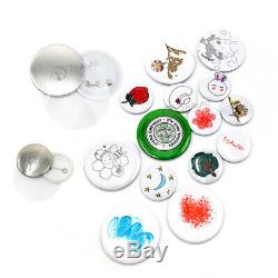 2 (50 Mm) Bouton Pin Round Badge Maker Machine De Fabrication De Cadeaux Et Accessoires De Bricolage Moule