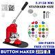 58mm (2.3) Bouton Badge Maker Appuyez Sur 500 Pcs Fabricant De Badge Faisant Kit Cutter Cercle