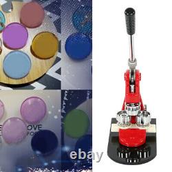 58mm Button Maker Badge Punch Press Machine 1000 Pièces D’épingle +circle Cutter Kit