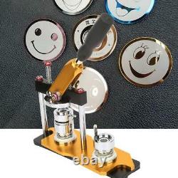 Alliage En Aluminium 1'' 25mm Rotate Button Machine Manual Badge Maker + 100 Boutons