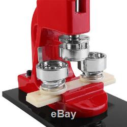Badge Button Maker Making Machine +1000 Die Mould Punch Press Coupe Cercle Diy