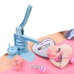 Bouton Badge Making Machine Heart Shape Pin Maker Kits De Démarrage Pour Les Cadeaux Bricolage
