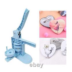 Bouton Badge Making Machine Heart Shape Upgrade For Diy Keychain Pin Buttons