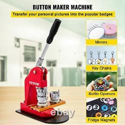 Bouton Maker Machine Bouton Badge Maker Pins Punch Press Machine 37mm