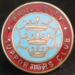 City Vintage 1940 Hull Supporters Badge Club Maker W. O Lewis B'ham Boutonnières