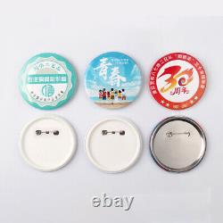 Diy Badge Button Maker Fournitures / Pièces Metal Pin Back 25-75mm Round 1000set