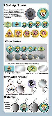 Diy Pro Superior 1 Kit Badge Badge Maker +1000 Pin Badge Métal + Coupe-stand