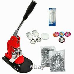 Kit 25mm (1) Bouton D’insigne Maker-1+round Mould+500 Pin Parts+circle Cutter