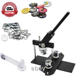 Kit Fabricant De Boutons 25mm (1) Insigne Presse Machine-b400 + 25mm Ronde Moules Die + 50