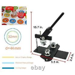 Machine Rotary Button Maker Die Mold Badge Punch Presse Mold Making Pinback