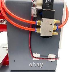 Machine à badges pneumatique de 30W 110V en forme de cœur, rond ou oblong