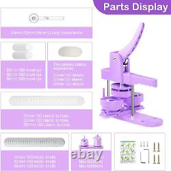 Machine à fabriquer des badges avec 300 pièces de différentes tailles 1''+1.25''+2.25''