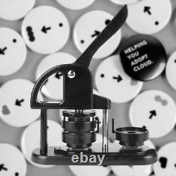 Machine à fabriquer des badges bouton Maker Pin Facile à utiliser 58mm pour des cadeaux DIY Porte-clés