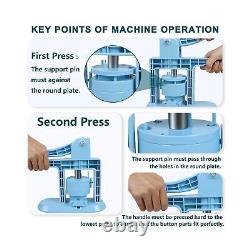 Machine à fabriquer des boutons de différentes tailles 1+1.25+2.25 pouces (4e génération), broches de bouton DIY